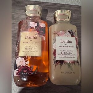 Dahlia Body Wash and Lotion Bath and Body Works